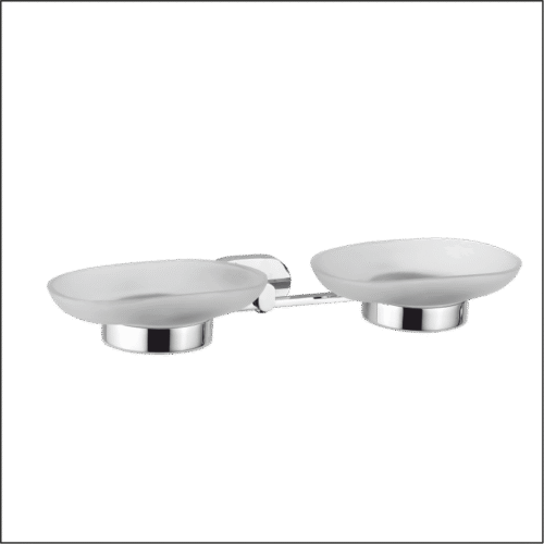 TC-11013-СР Glass Dual Soap Dish