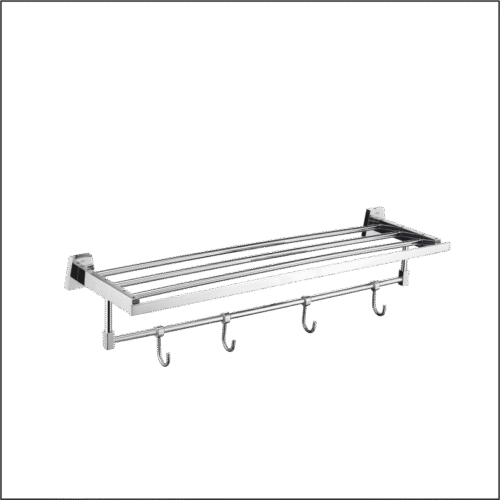 TV-12001-CP Towel Rack With Hook