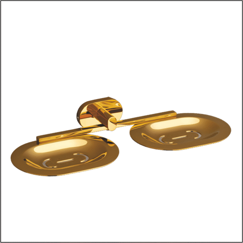 TC-11010 GL Brass Dual Soap Dish