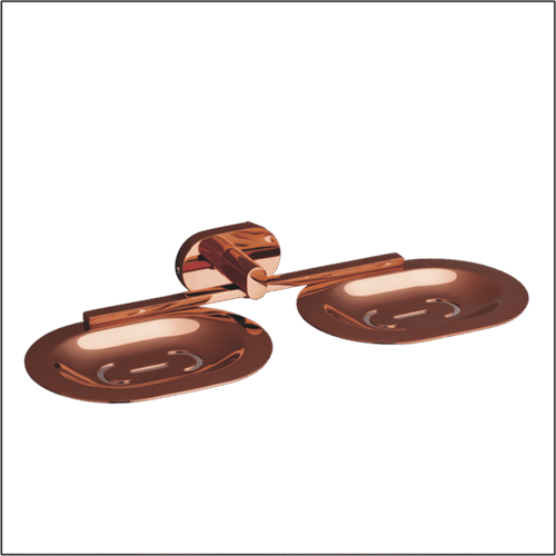 TC-11010 RG Brass Dual Soap Dish