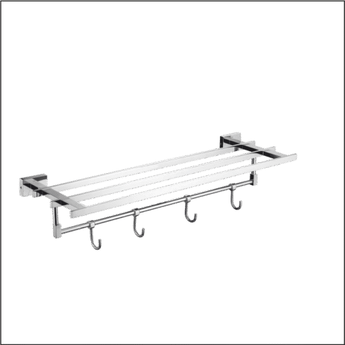 TO-13001 CP Towel Rack with Hooked