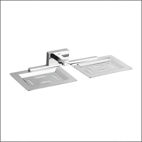 TO-13010 CP Brass Dual Soap Dish