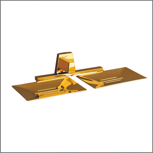 TV-12010 GL Brass Dual Soap Dish