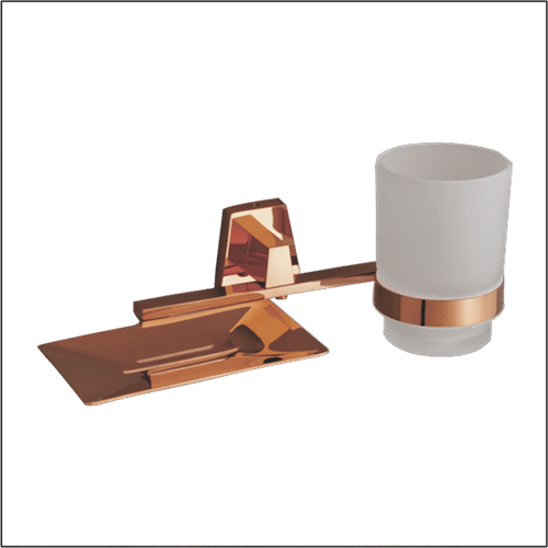 TV-12012 RG Brass Soap Dish & Thumbler Combo